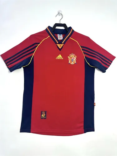 1998 Retro Spain Home Soccer Shirt AAA fan-grade