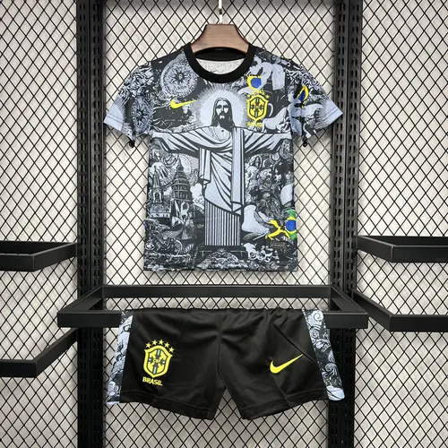 2024-2025 Brazil Special Edition Gray Kids Size