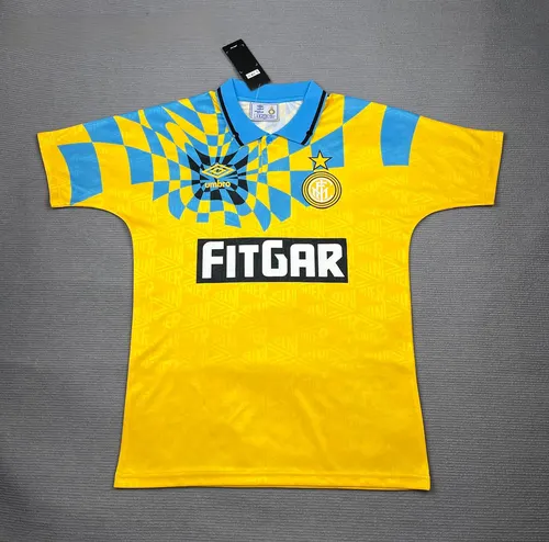 1992-1993 Maillot Extérieur Rétro Inter Milan Qualité Thaïlande