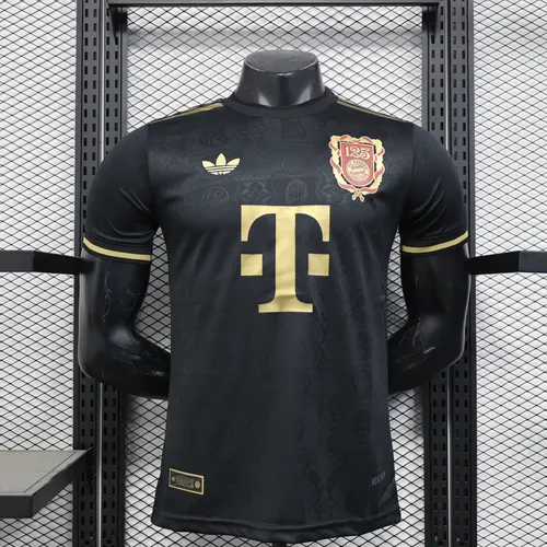 2025/2026 Player Version Bayern Munich 125th Anniversary Black Soccer Jersey AAA fan-grade