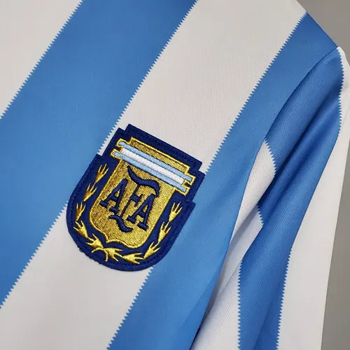 1986 Retro Argentina National Team Home Jersey — view 5