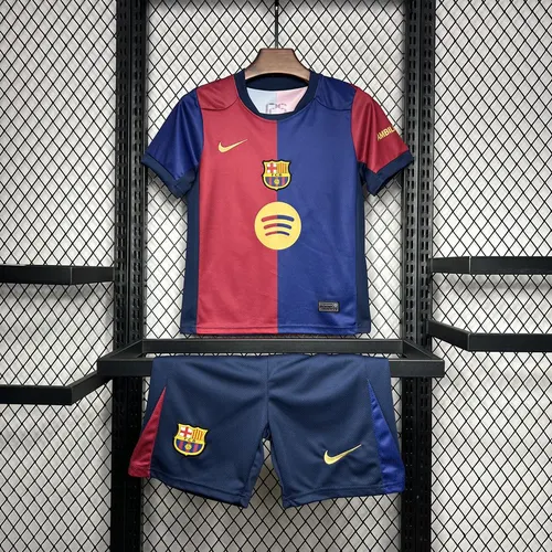 2024/2025 バルセロナ ホーム No Spotify サッカーシャツ タイ品質 キッズサイズ