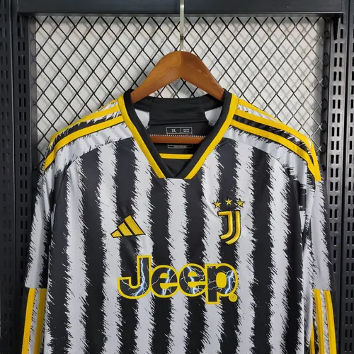 2023/2024 Long Sleeve Juventus Home AAA fan-grade — view 3