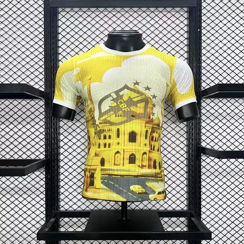 2024-2025 Spielerversion Brasilien Gelb Sonderedition Trikot AAA fan-gradät