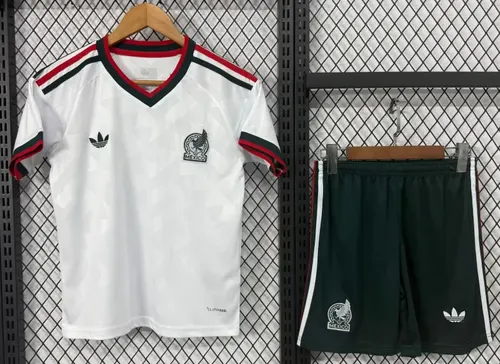 2026 Mexique Équipe Nationale Extérieur Maillot de Football 1:1 Qualité Thaï Taille Enfant