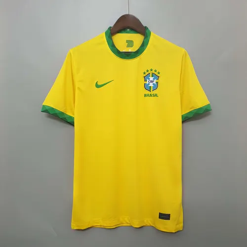 2020 Retro Brazil Home Football Shirt AAA fan-grade — view 3