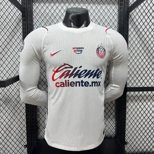 2026/2027 Langarm Spielerversion Chivas Auswärtstrikot Fußball 1:1 Thai-Qualität