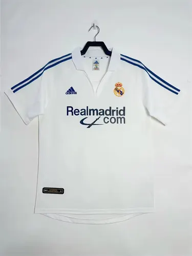 2001/2002 Rétro Real Madrid Domicile Maillot de Foot Qualité Thaï