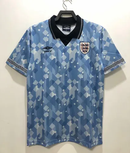 1990 Retro England Drittes Auswärtstrikot Thai-Qualität — view 1