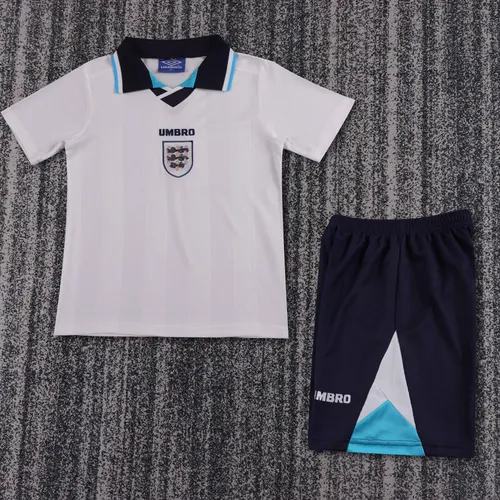 1996 Retro England Home Football Shirt AAA fan-grade Kids Size