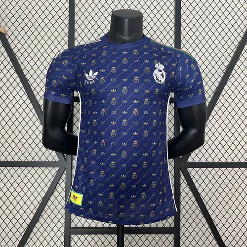 Camiseta de Fútbol Versión Jugador Real Madrid Edición Co-branded 2024-2025 Calidad Tailandesa
