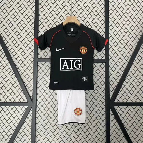 2007/2008 Retro Manchester United Third Away Football Shirt AAA fan-grade Kids Size