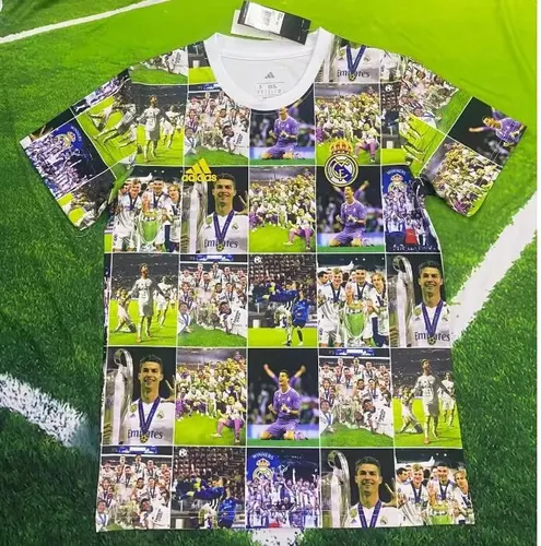 2025/2026 Real Madrid Ronaldo Edición Campeón Camiseta de Fútbol Calidad Thai
