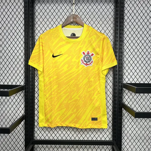 2024/2025 Corinthians Goalkeeper Yellow Jersey AAA fan-grade