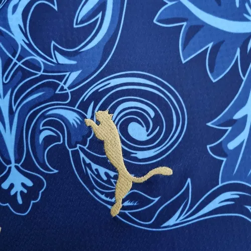 2022 Italy Commemorative Edition Blue Soccer Shirt — view 4