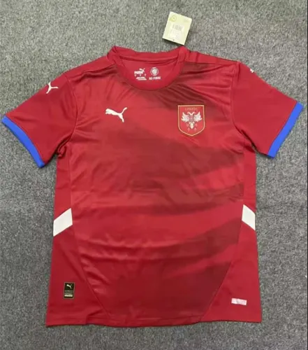 Camisa Sérvia Seleção Casa 2024 Futebol Qualidade Tailandesa
