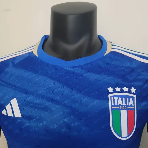 2023 Player Version Italy Home Soccer Shirt — view 3