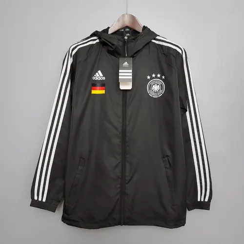 Corta-Vento Preto Camisa de Futebol Alemanha 2021 — view 1
