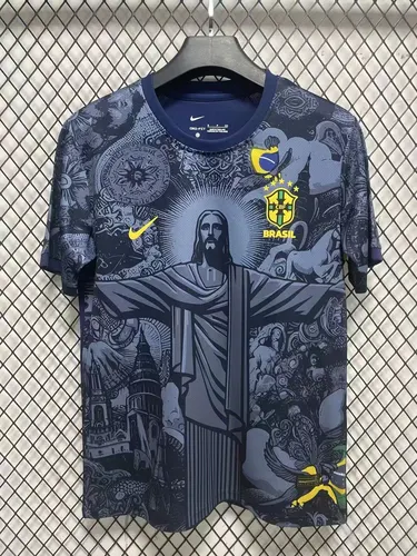 2024-2025 Brazil Special Edition Jesus Blue Football Jersey