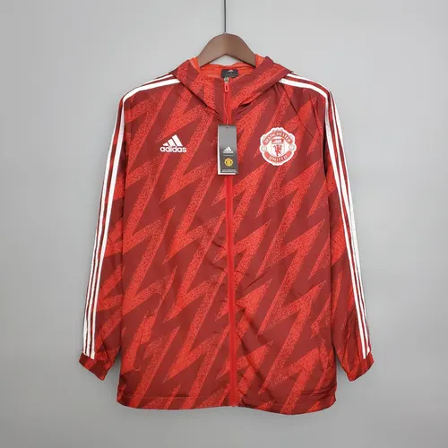 2021/2022 Manchester United Jersey Windbreaker Red — view 1