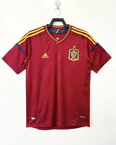 2012 Retro Spain Home Soccer Shirt — view 1