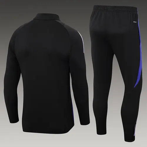 2024/2025 Germany Half-Pull Training Suit Black Jersey Set — view 2