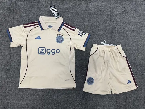2025/2026 Ajax Third Extérieur Maillot Football Qualité Thaï Taille Enfant