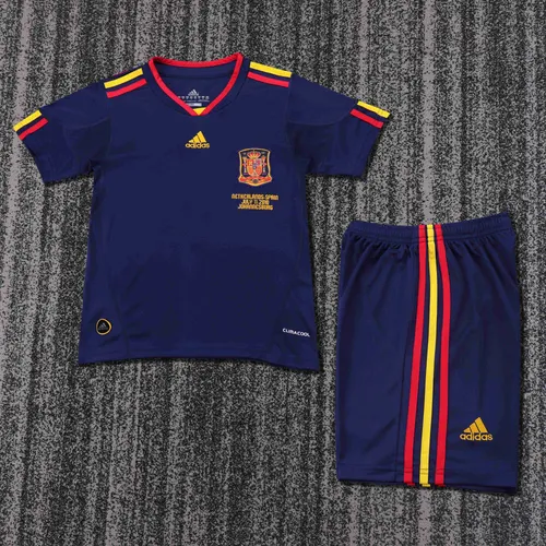 2010 Retro Spain Away Football Shirt 1:1 Thai Quality Kids Size