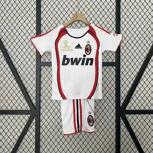 2006/2007 Rétro AC Milan Extérieur Maillot de Football Qualité Thaï Taille Enfant