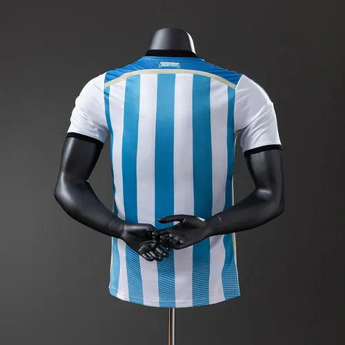 Camisa de Futebol Retro 2014 Argentina Home Versão Jogador — view 2
