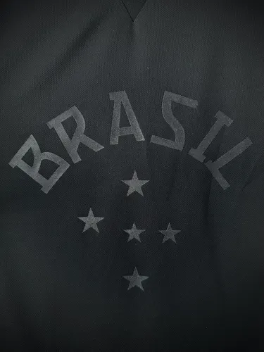 2013-2014 Retro Brazil black Soccer Jersey AAA fan-grade — view 6