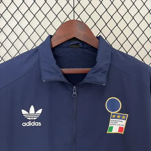 2024 Italy Windbreaker Blue Jersey — view 3