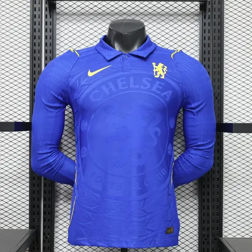 2026/2027 Long Sleeve Player Version Chelsea Home Football Jersey 1:1 Thai Quality