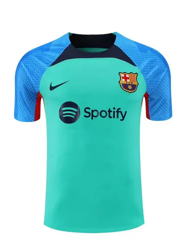 2022/2023 Barcelona Jersey Training Wear Green Blue — view 1