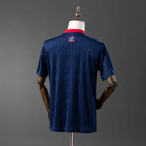 Camisa Retrô Espanha Visitante 1996 Futebol Camisa AAA grau fã — view 2