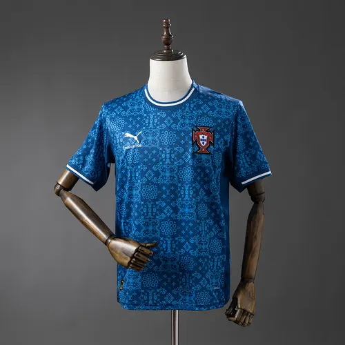 Camisa Azul Edição Especial de Portugal 2026 AAA qualidade fã