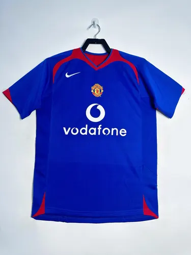 2005-2006 Retro Manchester United Equipación Visitante Camiseta de Fútbol Calidad Tailandesa