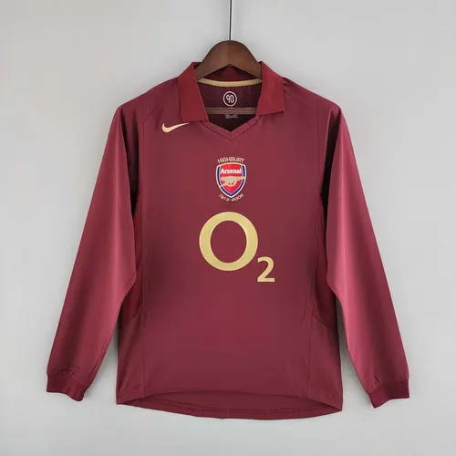 2005/2006 Retro Langarm Arsenal Heim Fußballtrikot AAA fan-gradät