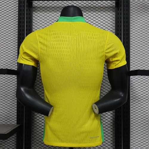 Version joueur Brésil domicile maillot de football 2025 — view 2
