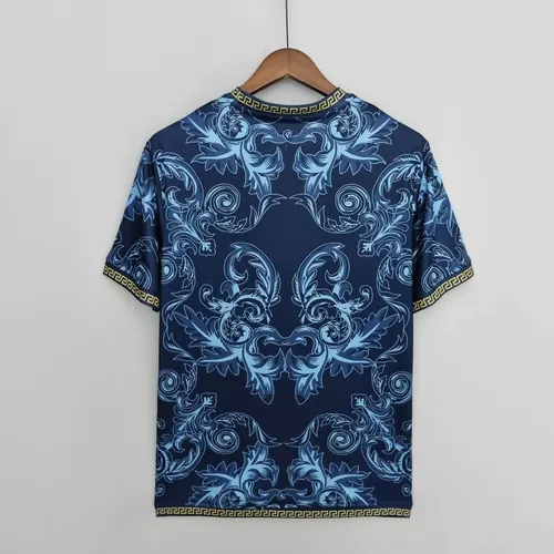 2022 Italy Commemorative Edition Blue Soccer Shirt — view 2