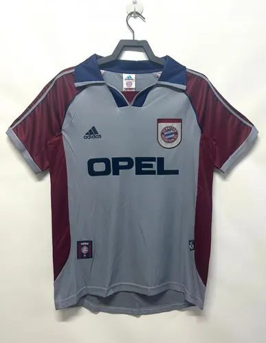 Camisa de Futebol Retro 1998/1999 Bayern Munich Visitante Qualidade Tailandesa