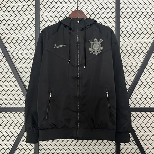 2024 Corinthians Windbreaker Black — view 1