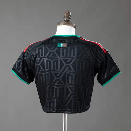 2026 México Mujer Estilo Crop Top Tercera Visitante — view 2