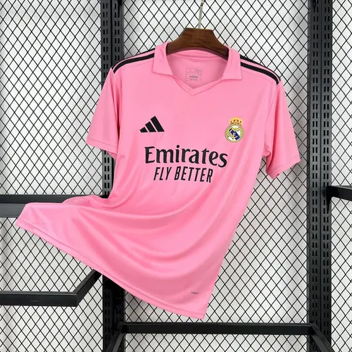 Camisa de Futebol Real Madrid Edição Especial Rosa 02 2025/2026 -Qualidade Tailandesa