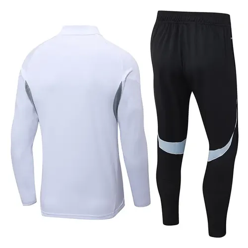 2025/2026 Germany Half-Pull Training Suit White Jersey Set — view 2