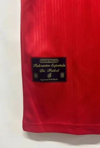 1996 Retro Spain Home Soccer Shirt — view 8