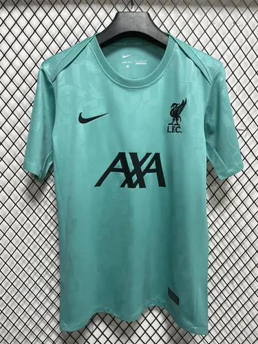 2024/2025 Liverpool Pre-match Training Green Jersey AAA fan-grade