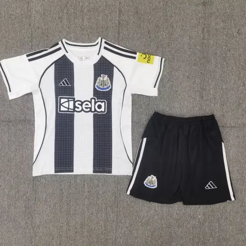 2025/2026 Newcastle United Home Football Jersey Shirt AAA fan-grade Kids Size