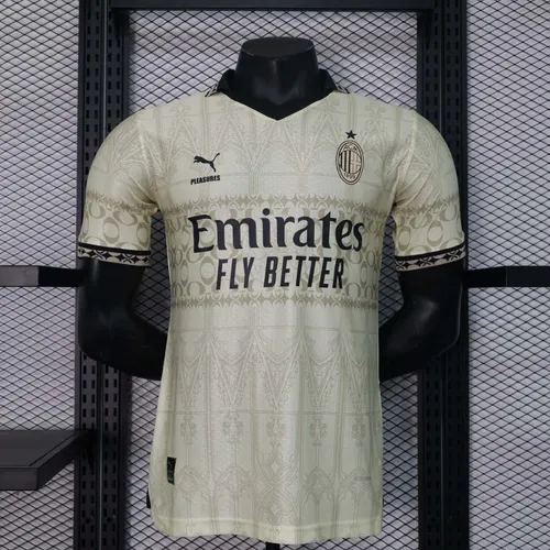 Camiseta Fútbol AC Milan Edición Conjunta Versión Jugador 2023/2024 Calidad Tailandesa