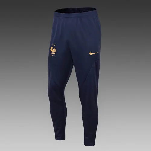 2022 Frankreich Half-Pull Trainingsanzug Königsblau Fußballtrikot-Set — view 5